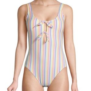 NWT New Kate Spade New York Bunny Tie One Piece Swimsuit XL